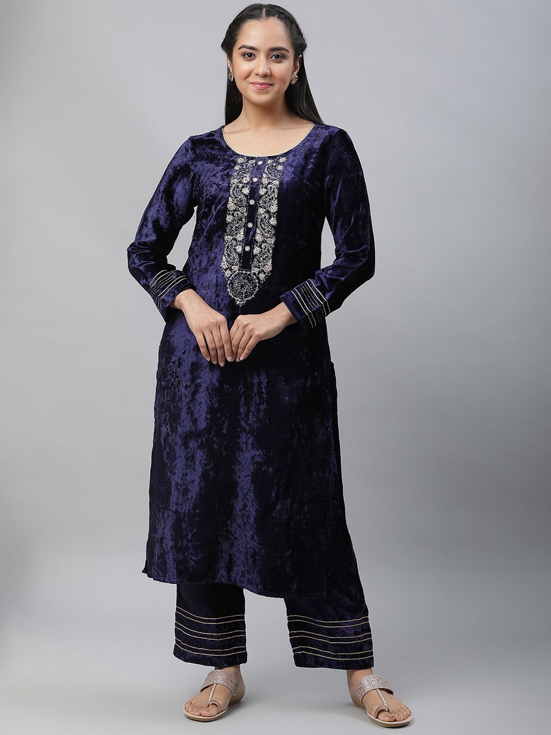 

AURELIA Women Kurta, Blue