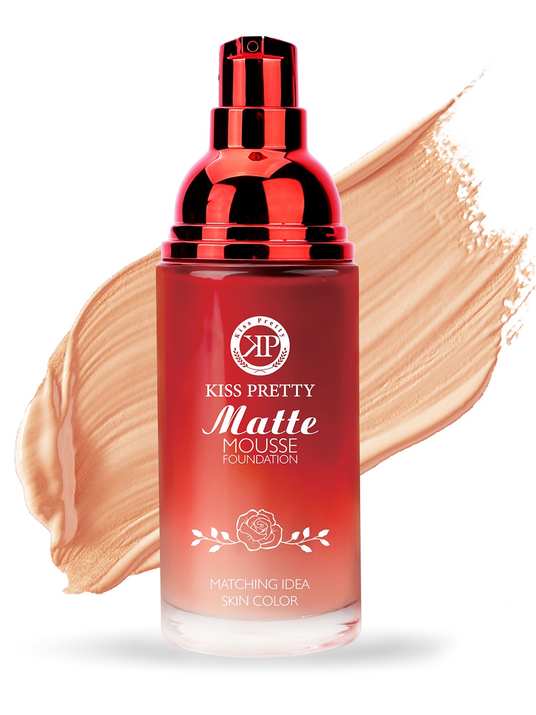 

Kiss pretty Matte Mousse High Coverage Foundation - 50 ml - 103, Cream