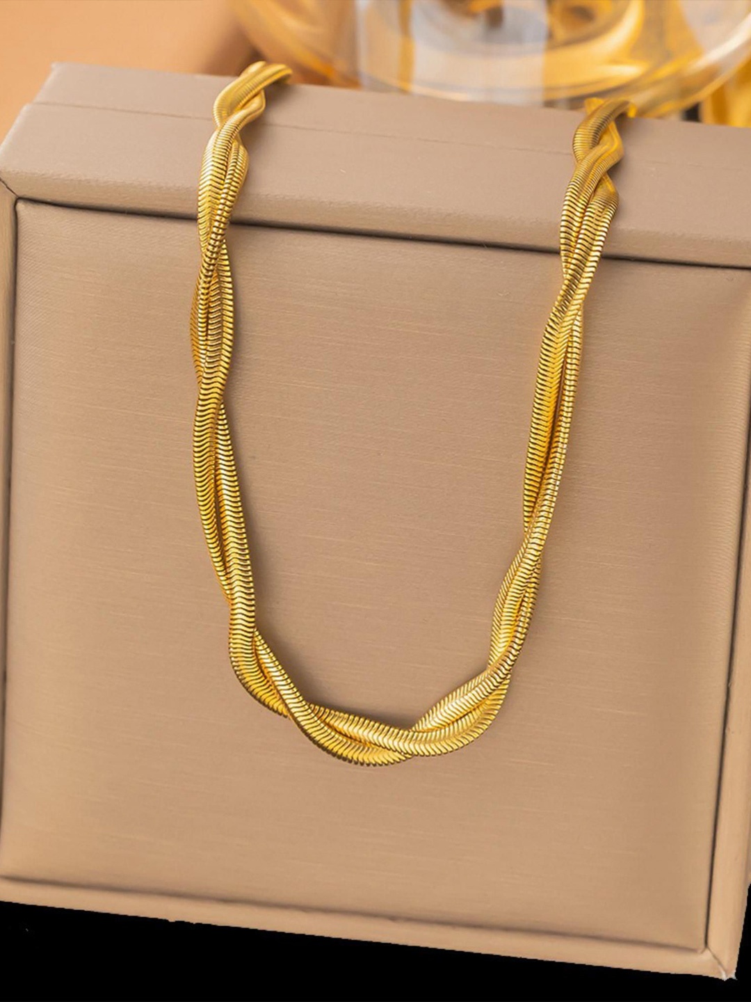 

MYKI Gold-Plated Fetching Stainless Steel Minimal Chain