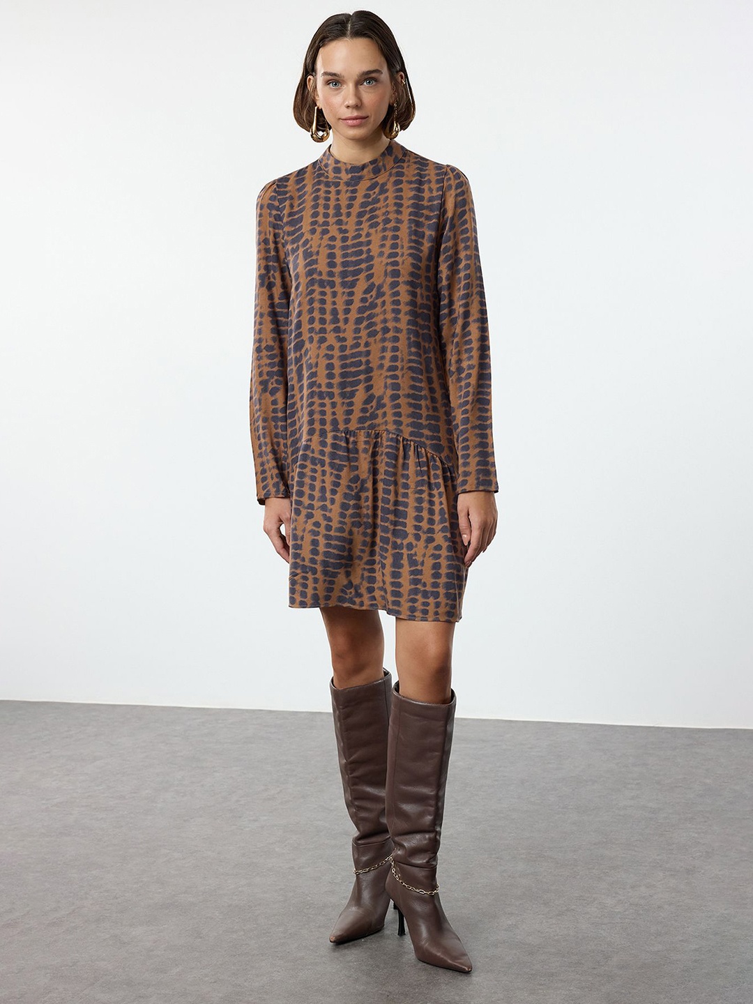 

Trendyol Print A-Line Dress, Na