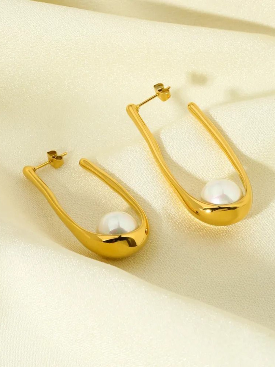 

MEENAZ Anti Tarnish Stud Earrings, Gold