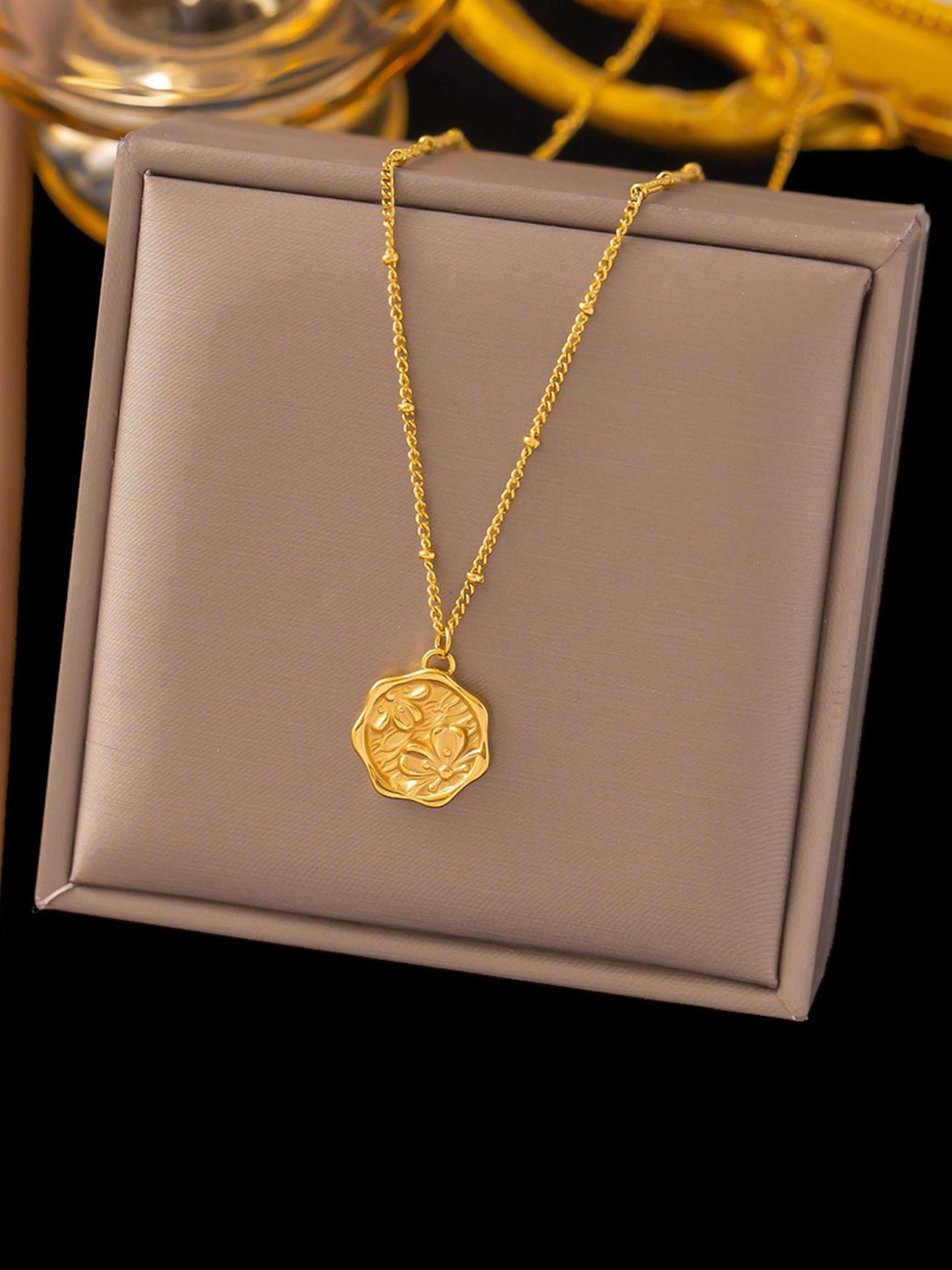

MYKI Gold-Plated Quirky Pendants with Chains