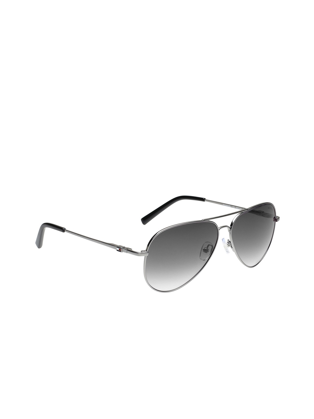 

Tommy Hilfiger Men Full Rim Aviator Sunglasses with UV Protected Lens TH MIGUEL C5 58 S, Grey