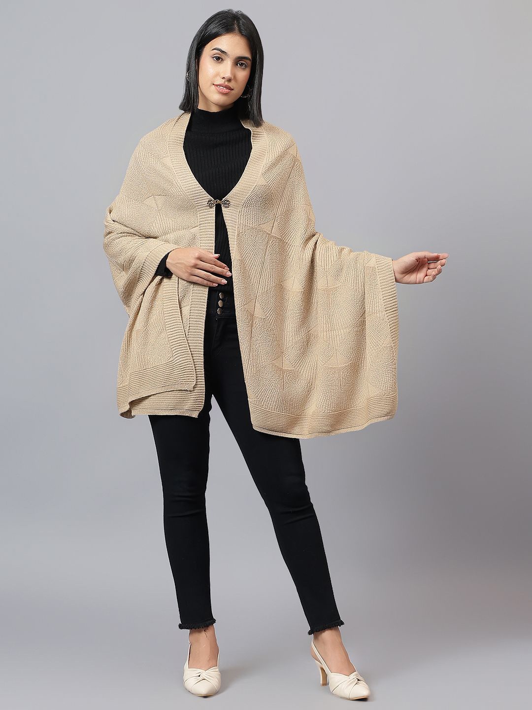 

Cantabil Women Stole, Beige