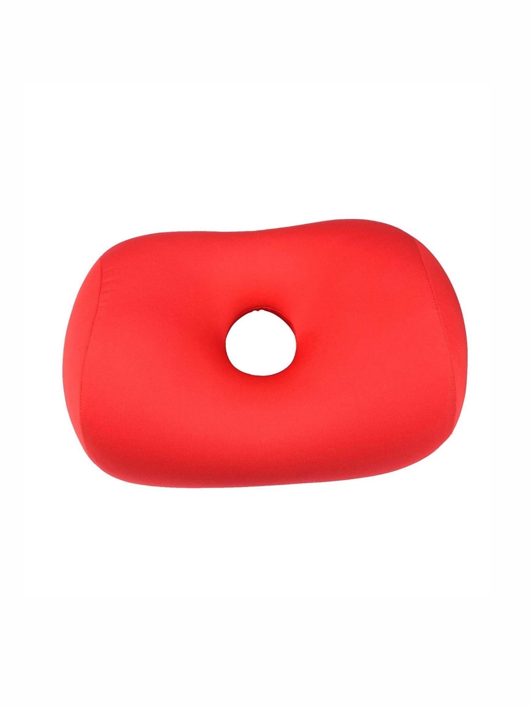 

Lushomes Red Polyester Travel Pillow