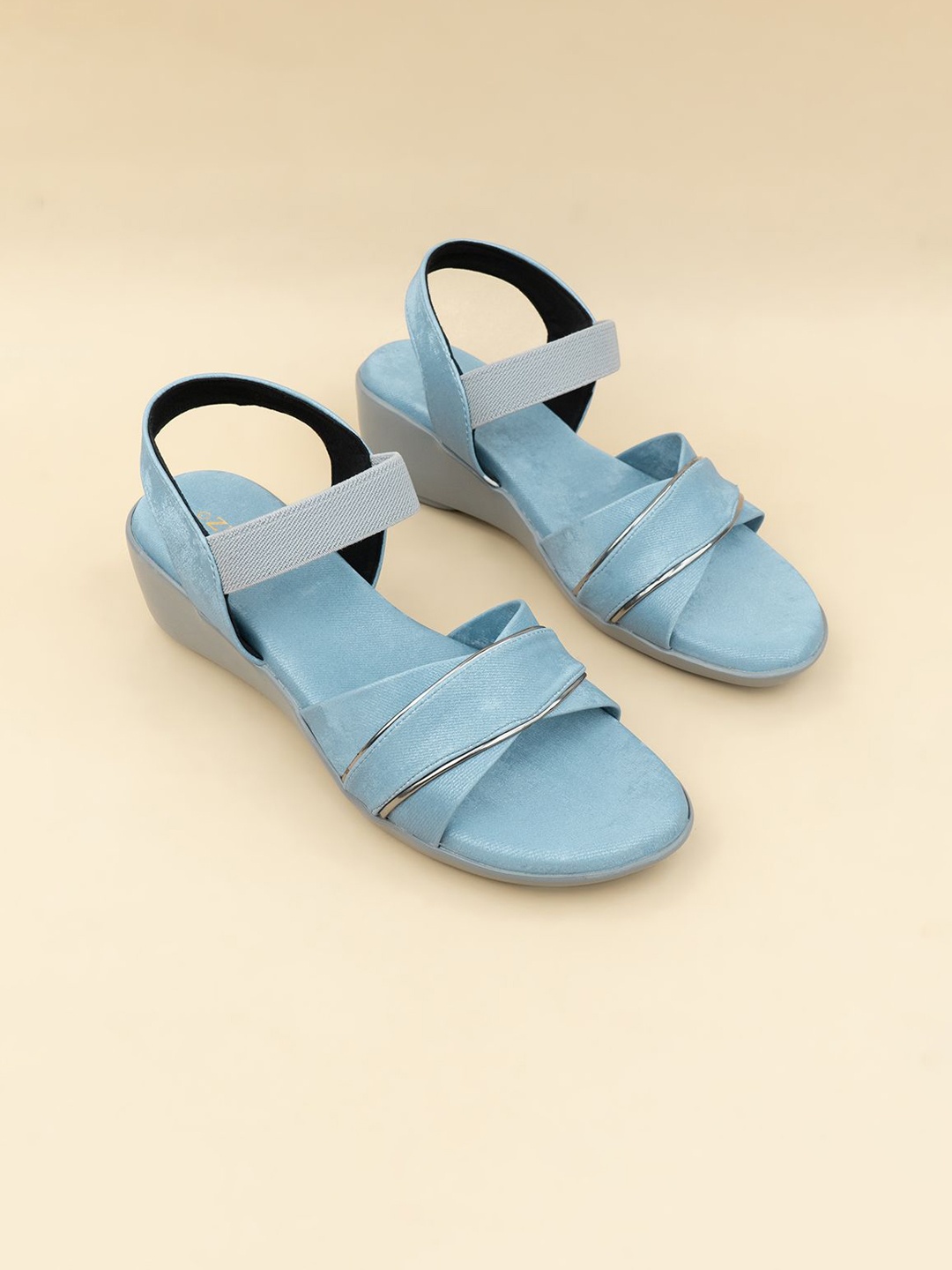 

Ozuri Women Wedge Sandals, Blue