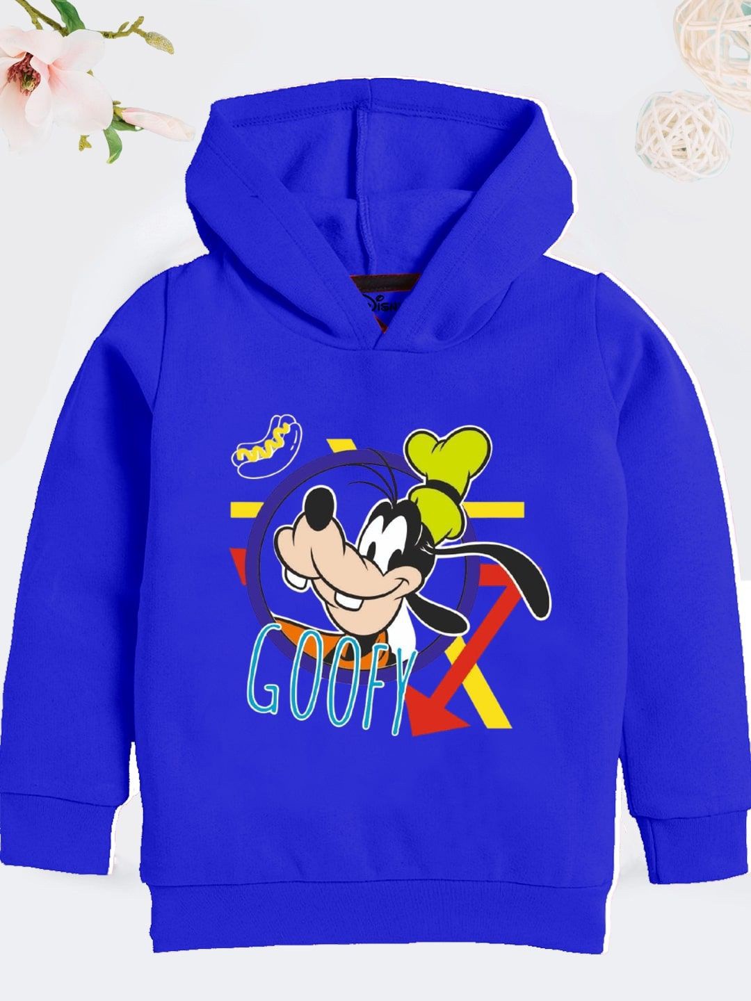 

YK Disney Boys Printed Hooded Sweatshirt, Blue