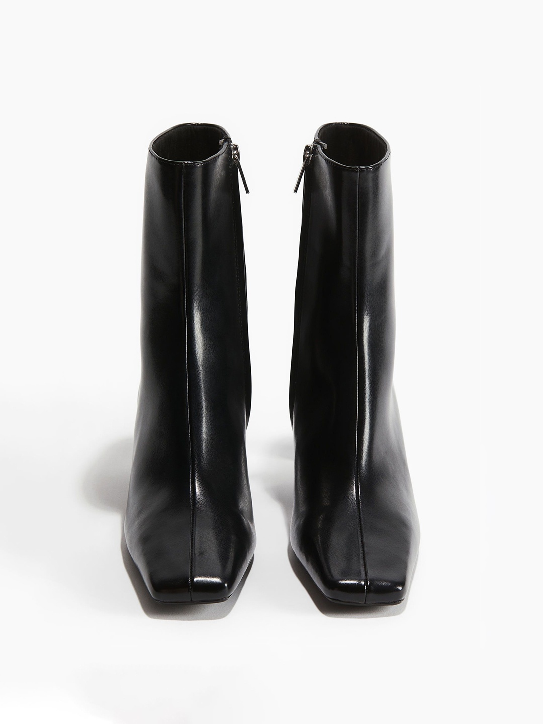 

H&M Heeled Ankle Boots, Black