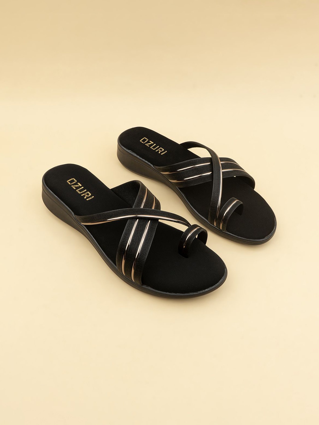 

Ozuri Comfort Heel Sandals, Black