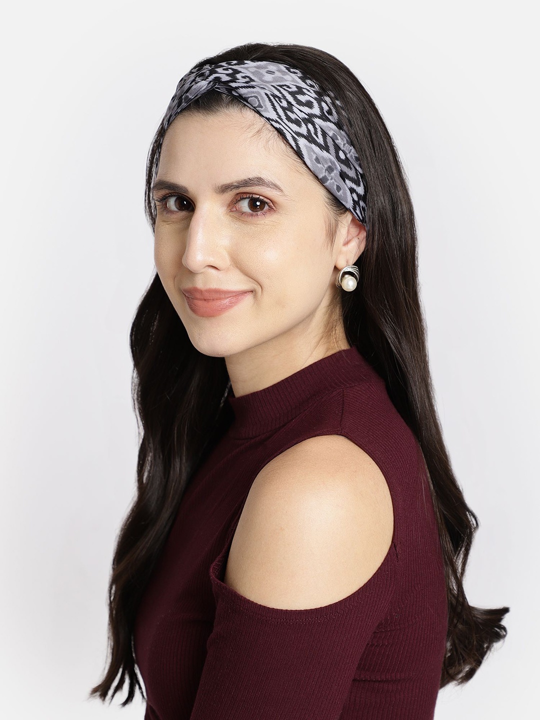 

Aditi Wasan Women Bandana Headband, Grey