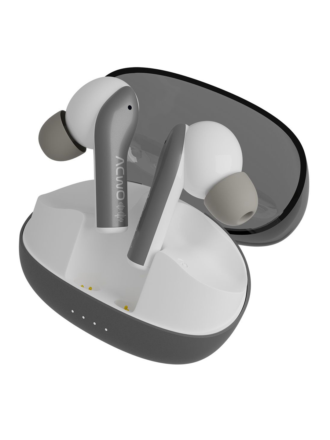 

ACwO 60H Playtime 50ms Low Latency Instant Auto Connect 535 Wireless Earbuds, Grey