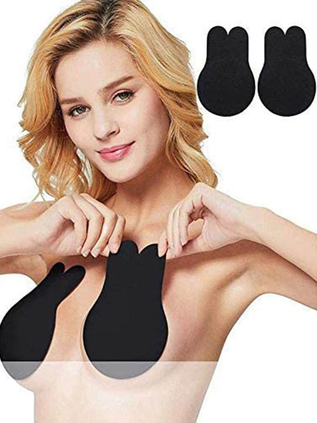 

Softwrap Women Reusable Stick-On Lingerie accessories, Black