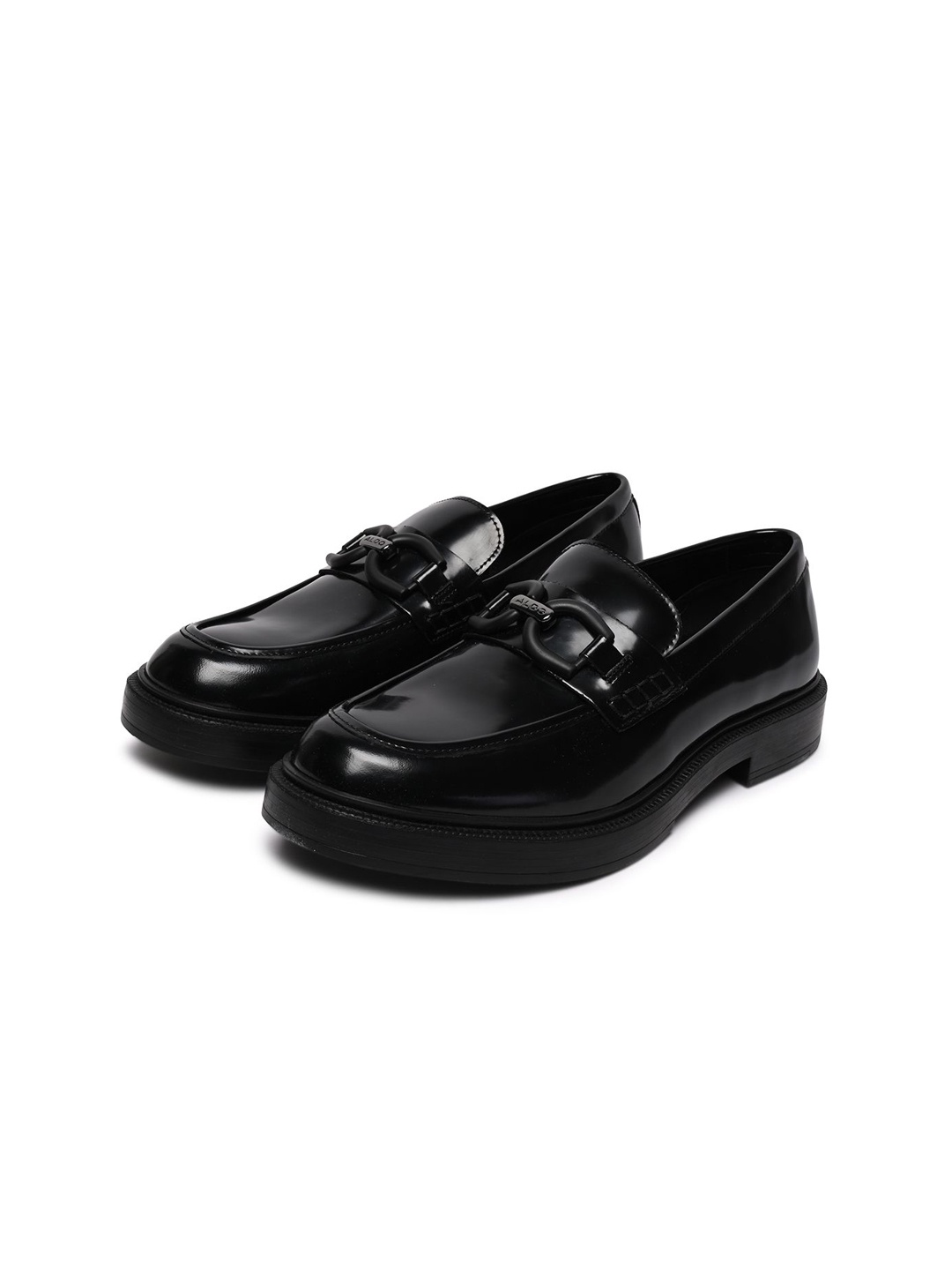 

ALDO Men Round-Toe Slip-On Loafers, Black
