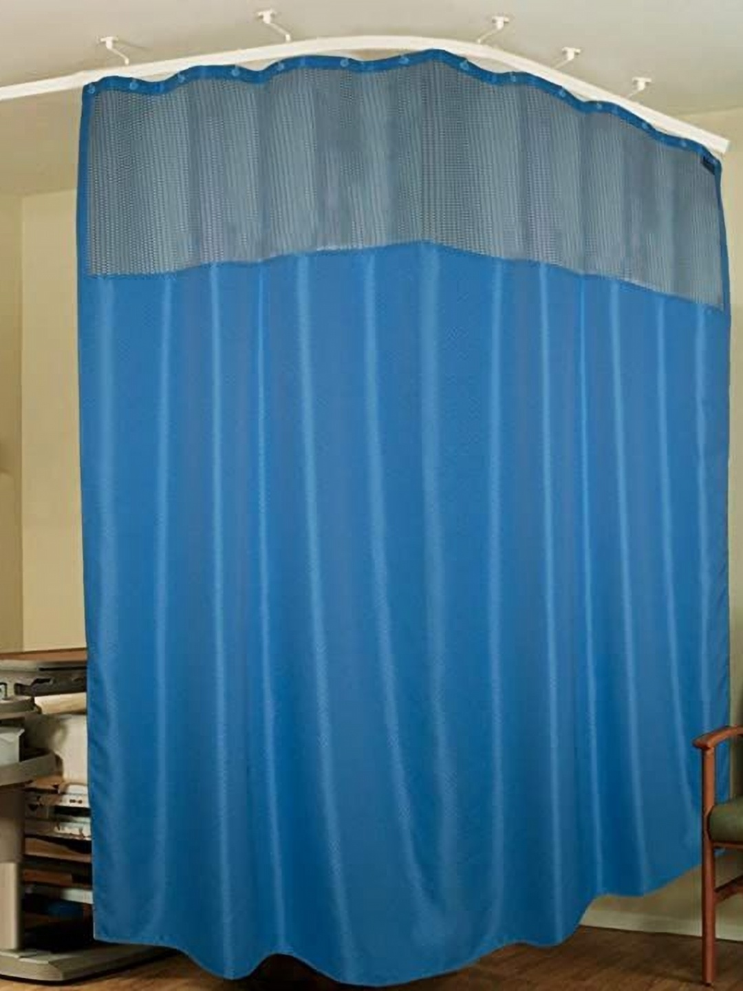 

Lushomes Blue Long Door Partition Curtains