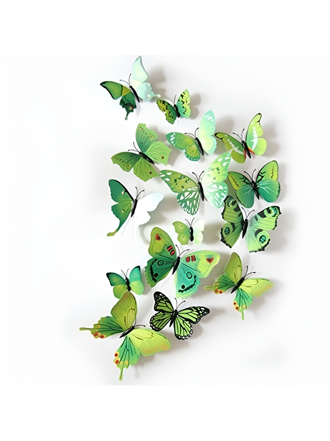 

Asian royal Green & Pink Printed Water Proof Wall Sticker