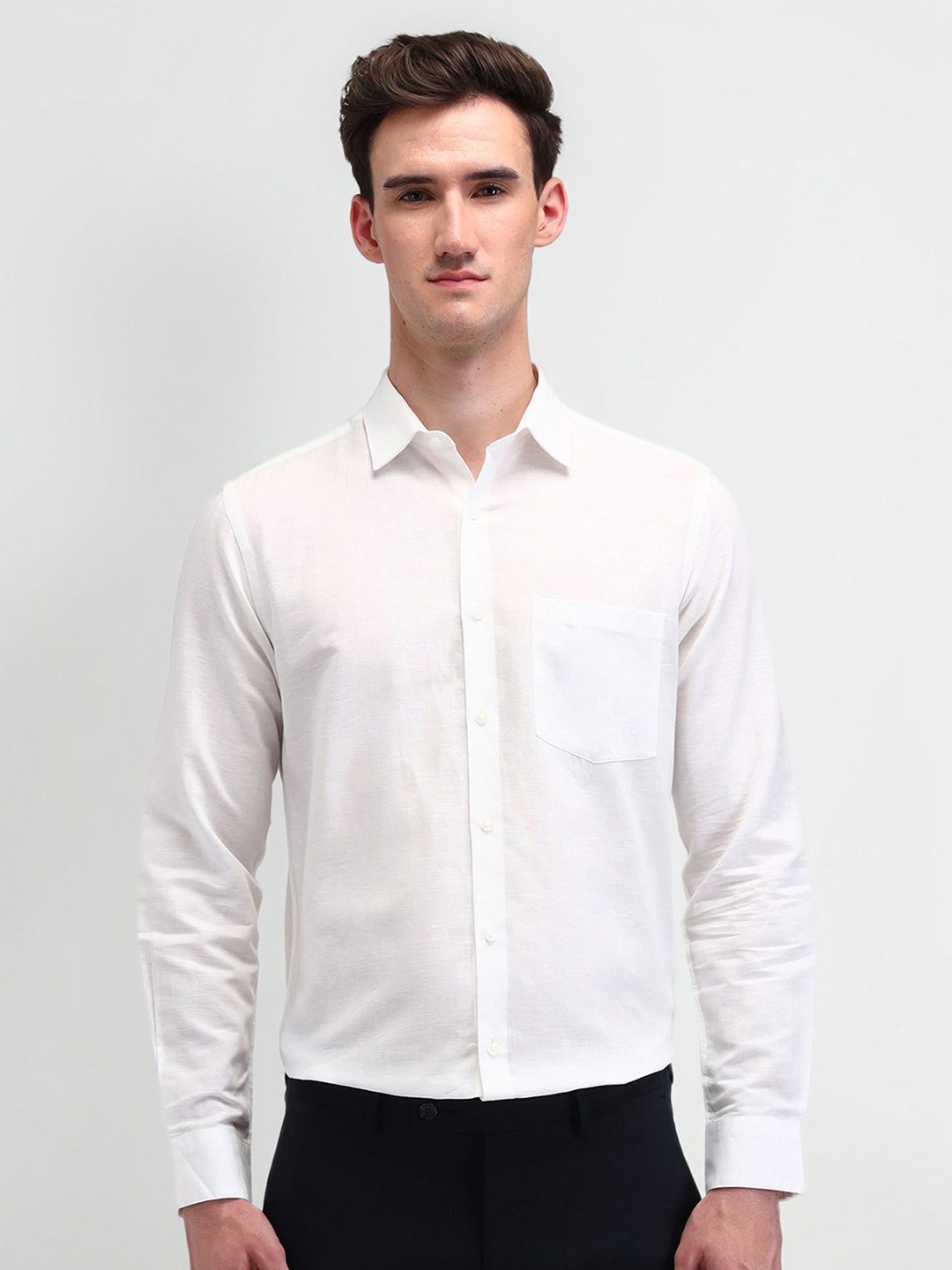 

Arrow Men Classic Opaque Formal Shirt, White