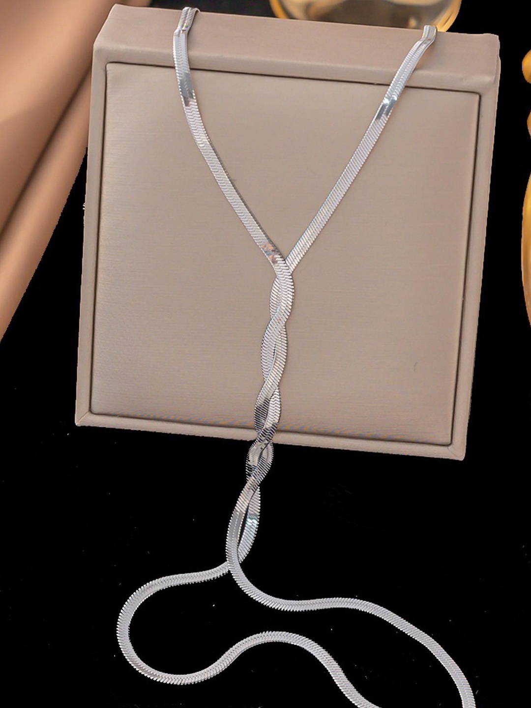 

MYKI Silver-Plated Attractive Stainless Steel Minimal Chain