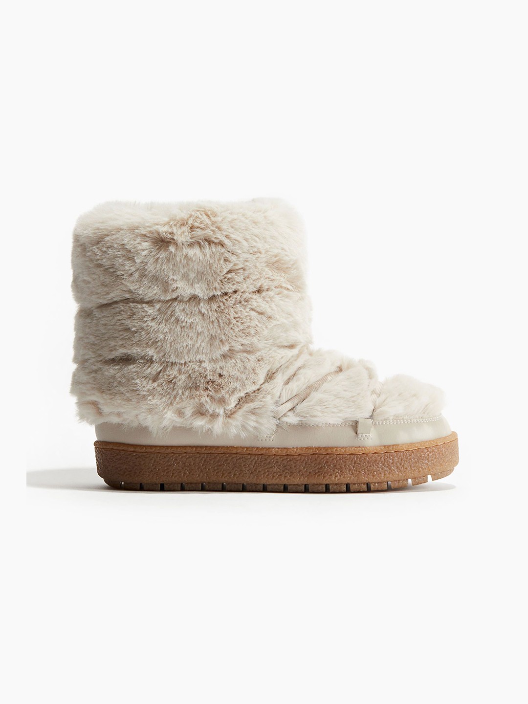 

H&M Fluffy warm-Lined Boots, Beige