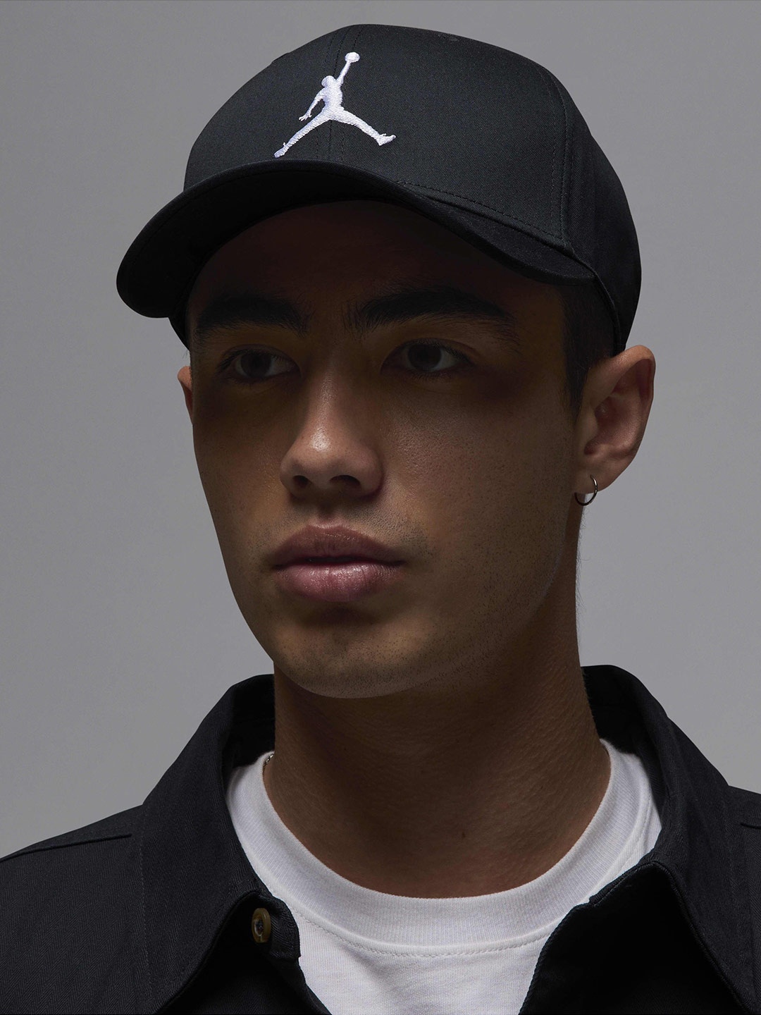 

Nike Jordan Rise Structured Curved-Bill Hat, Black