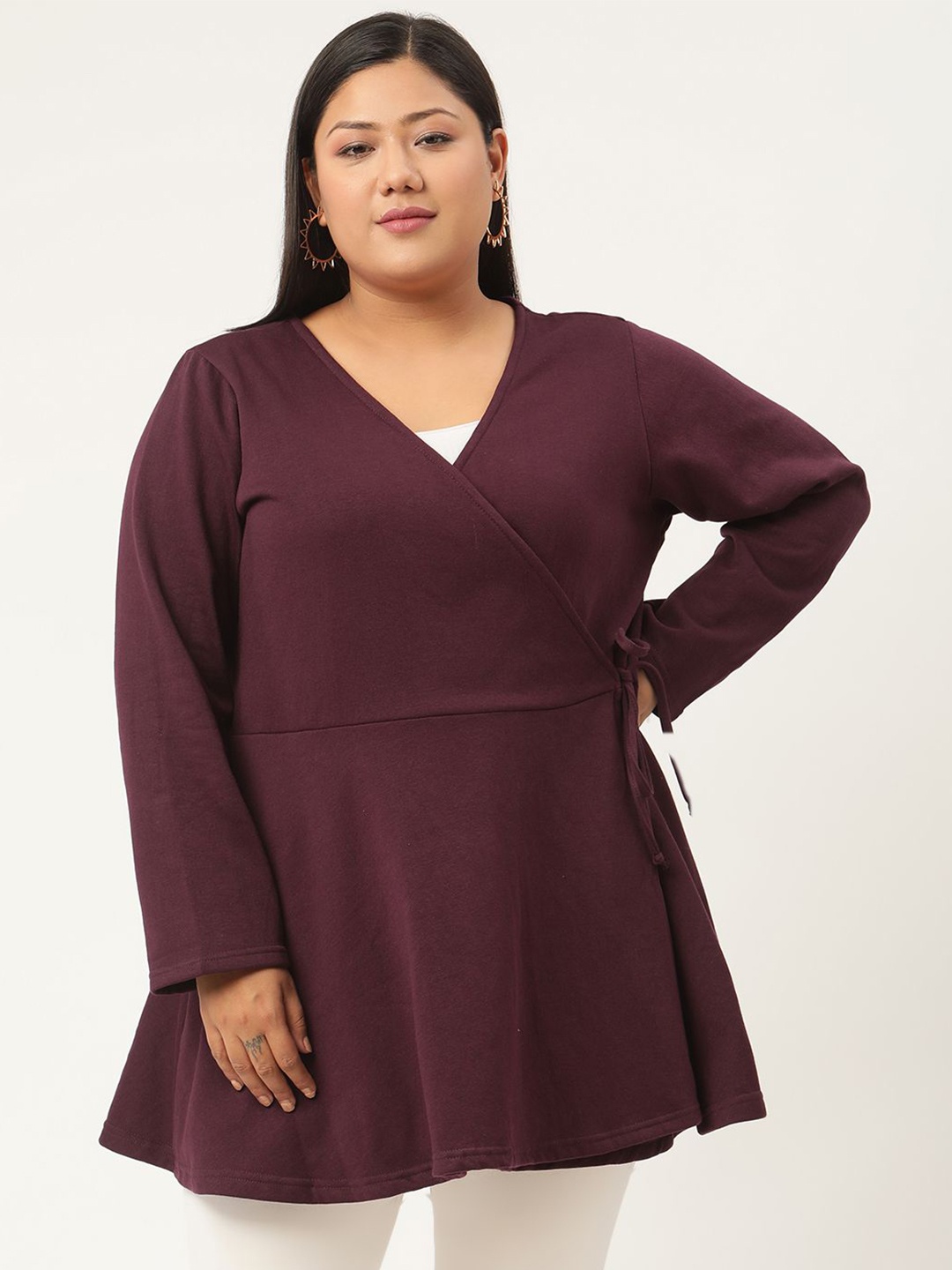 

theRebelinme Cotton Top, Burgundy