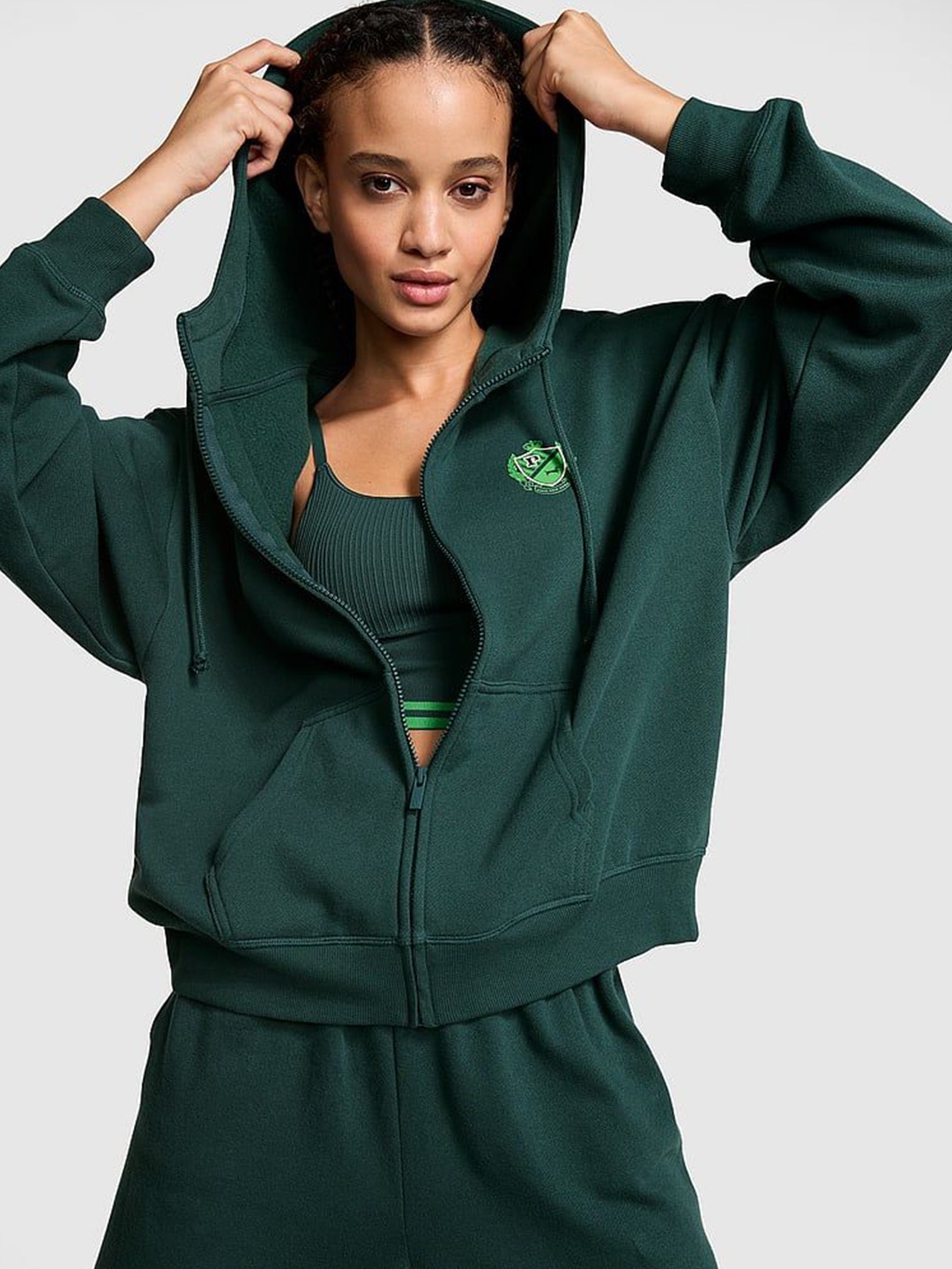 

Victoria's Secret Women Sweatshirt, Green