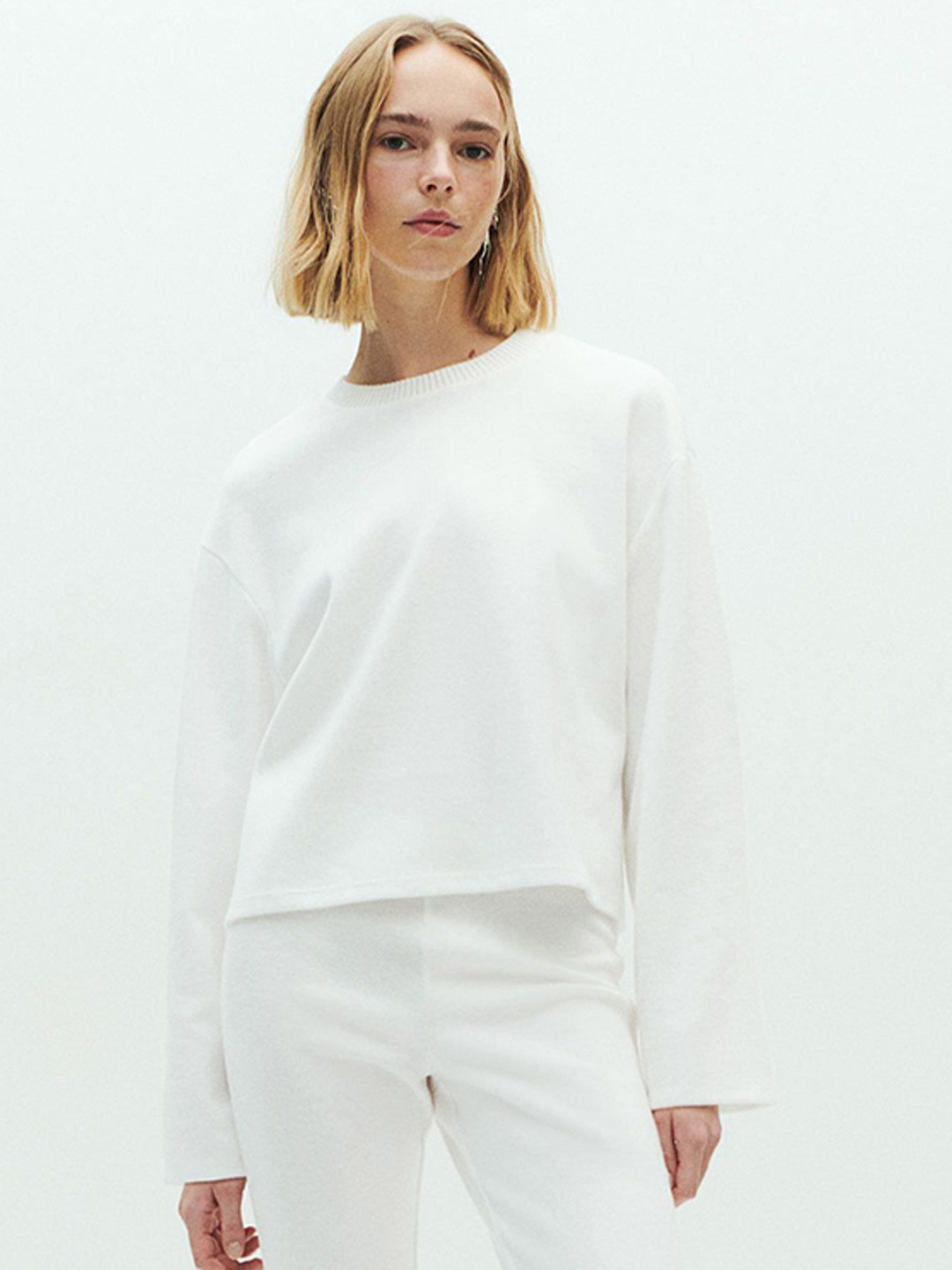 

H&M Fine-Knit Jumper, White