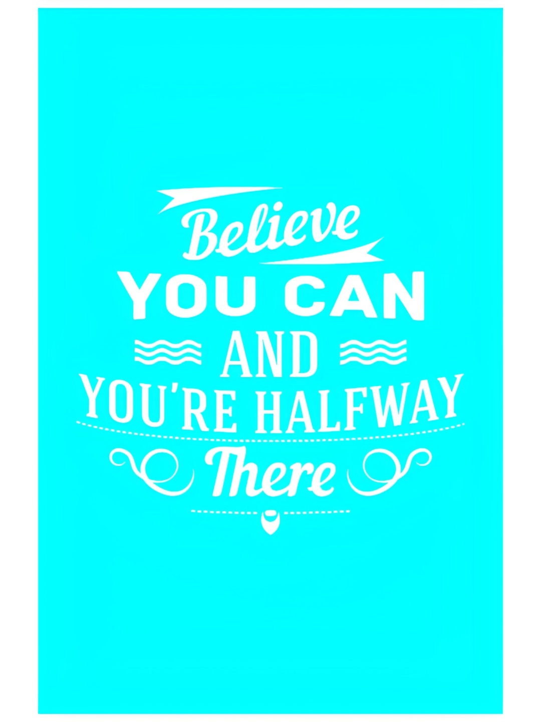 

Inephos Blue & White Quoted Paper Artwork Posters
