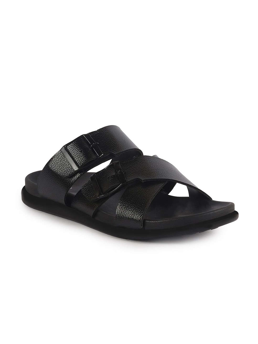 

FAUSTO Men Comfort Sandals, Black
