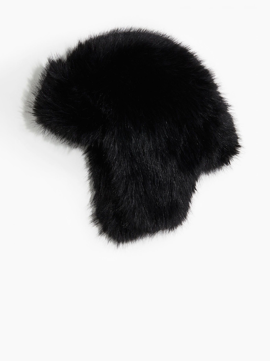 

H&M Women Fluffy Earflap Hat, Black