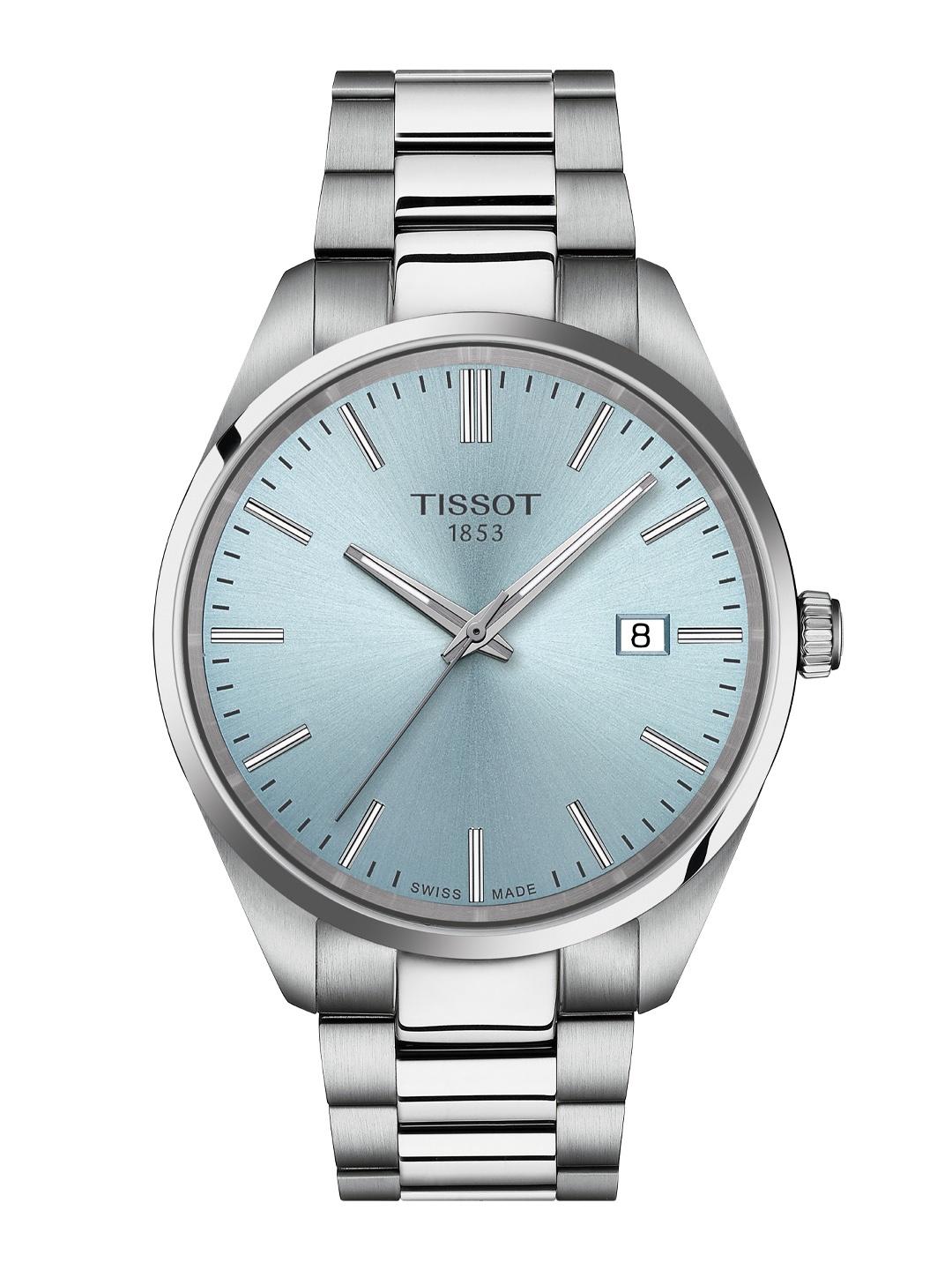 

TISSOT Men Round Dial & Stainless Steel Straps Analogue Watch T1504101135100