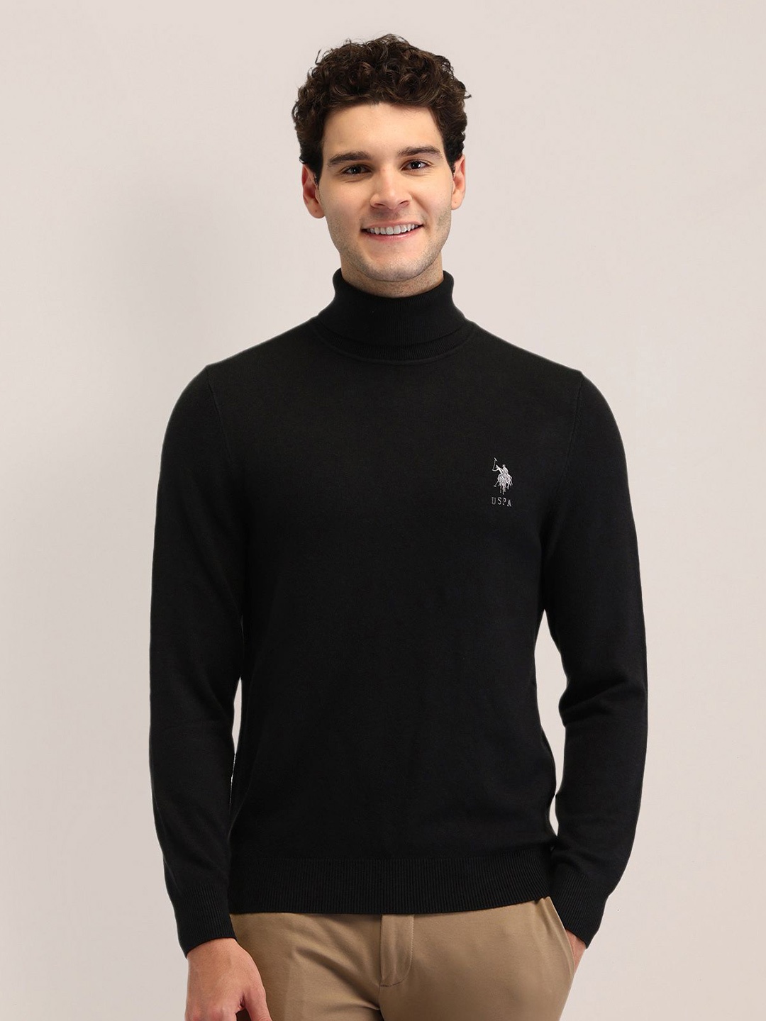 

U.S. Polo Assn. Men Pullover, Black