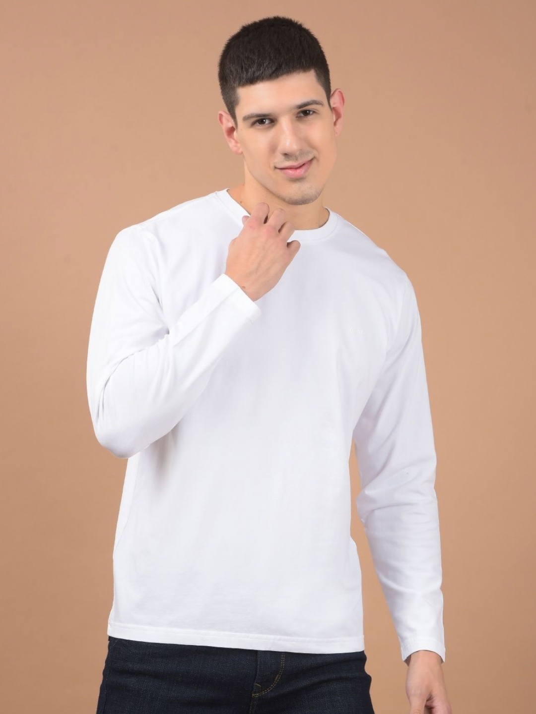 

Cantabil Men T-shirt, White