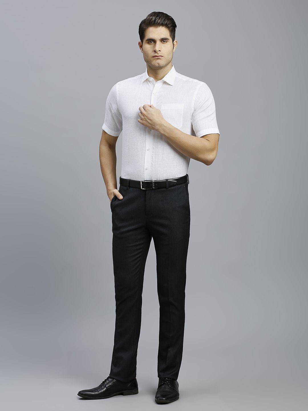

Reid & Taylor Men Classic Opaque Formal Shirt, White