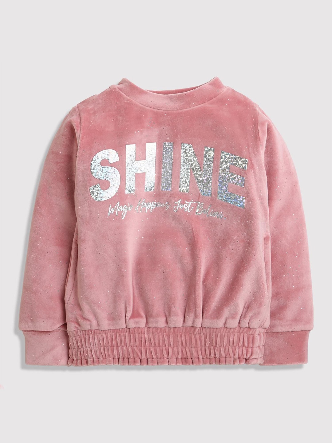 

Tiny Girl Girls Embellished Long Sleeves Sweatshirt, Pink