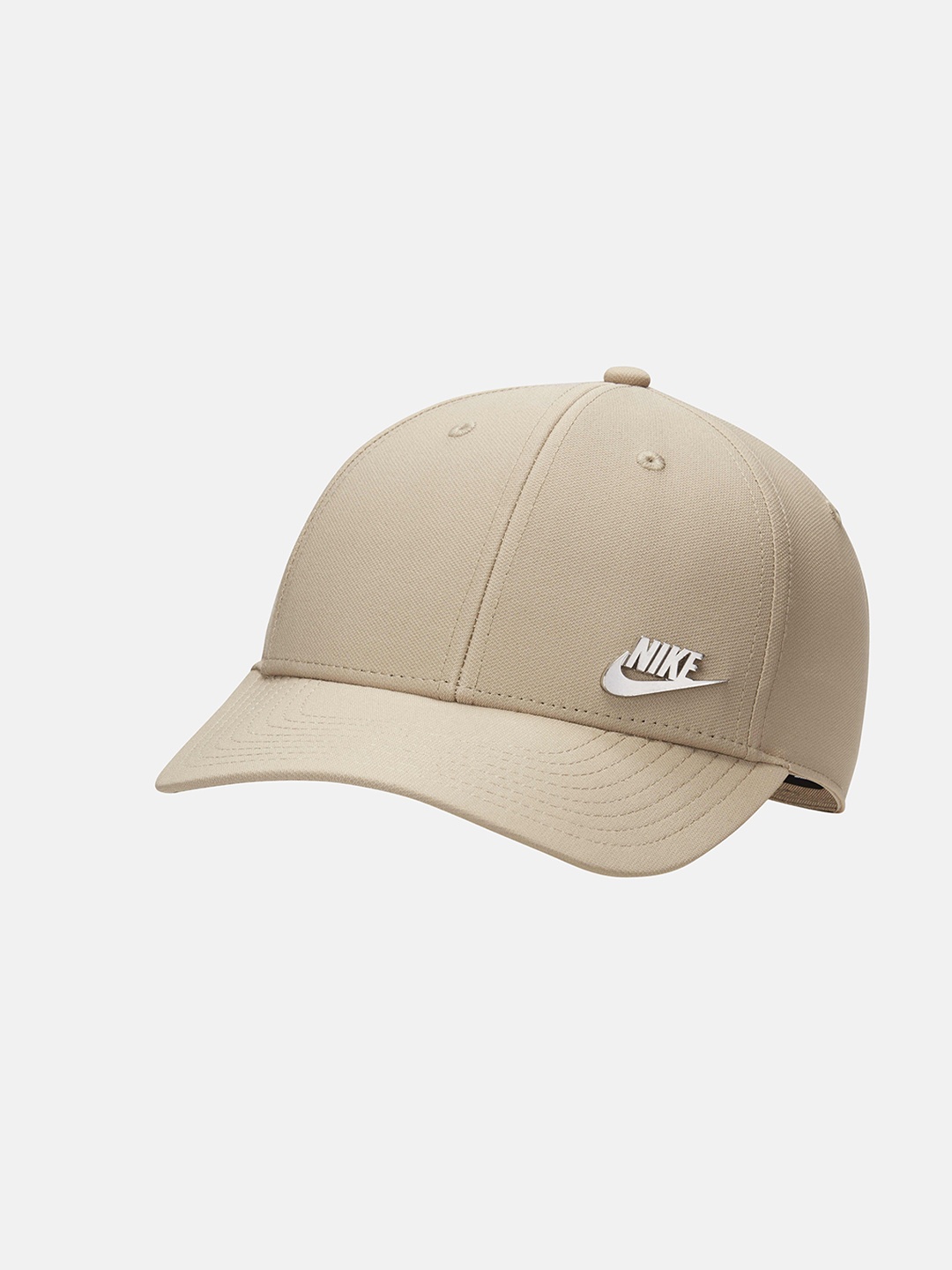 

Nike Unisex Dri-FIT Club Structured Metal Logo Cap, Beige