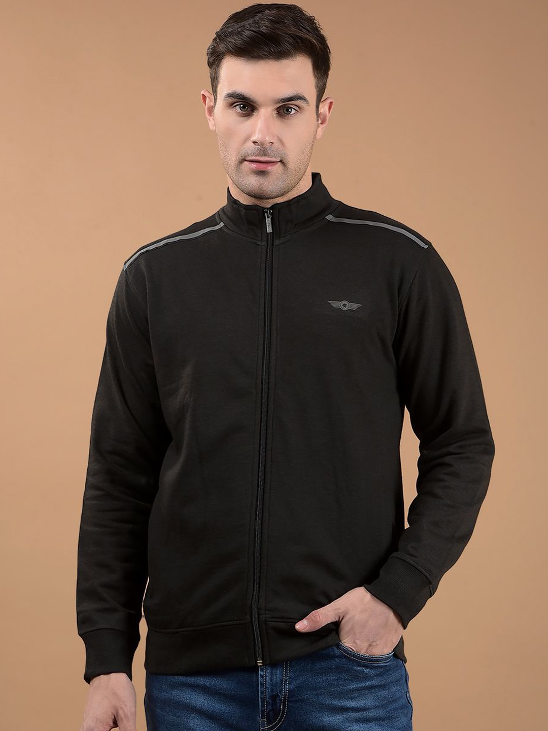 

Force NXT Men Lightweight Open Front Jacket, Charcoal