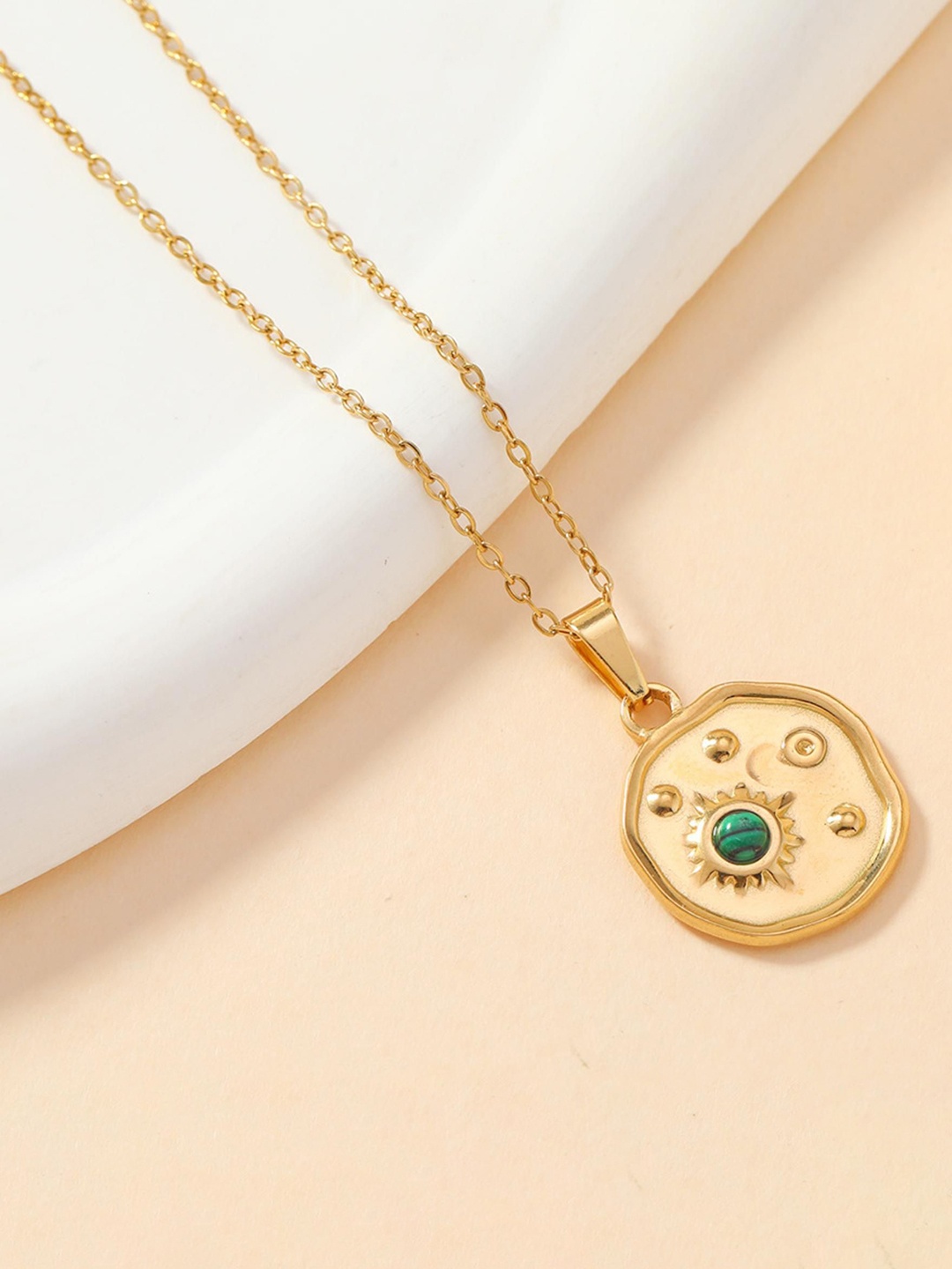

MYKI Gold-Plated Quirky Pendants with Chains