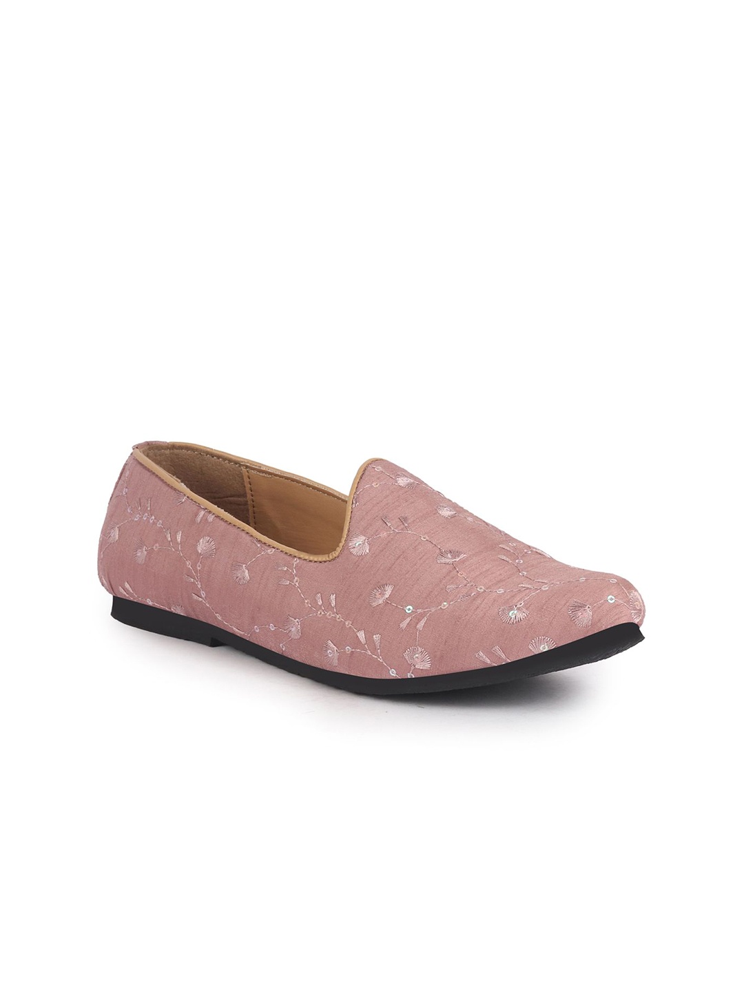 

FAUSTO Boys Ethnic - Embellished Mojaris, Pink