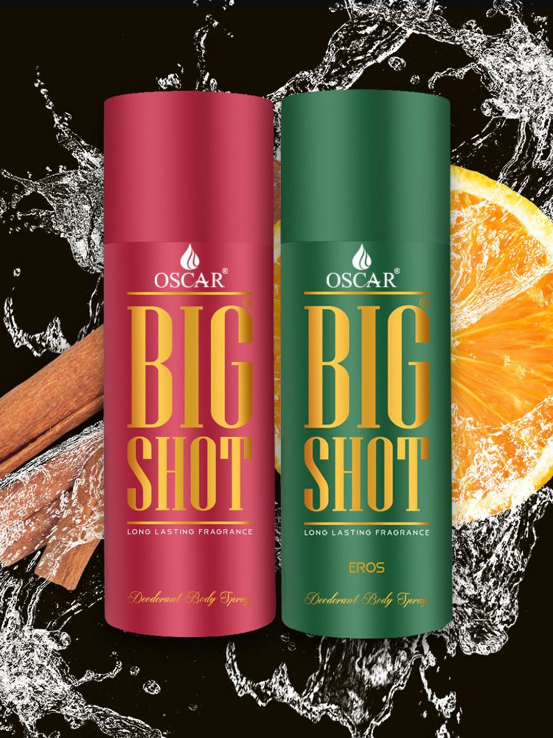 

OSCAR Big Shot Set Of 4 Jazz Club, Privee, Eros & Red Long Lasting Deodorant - 150 ml Each
