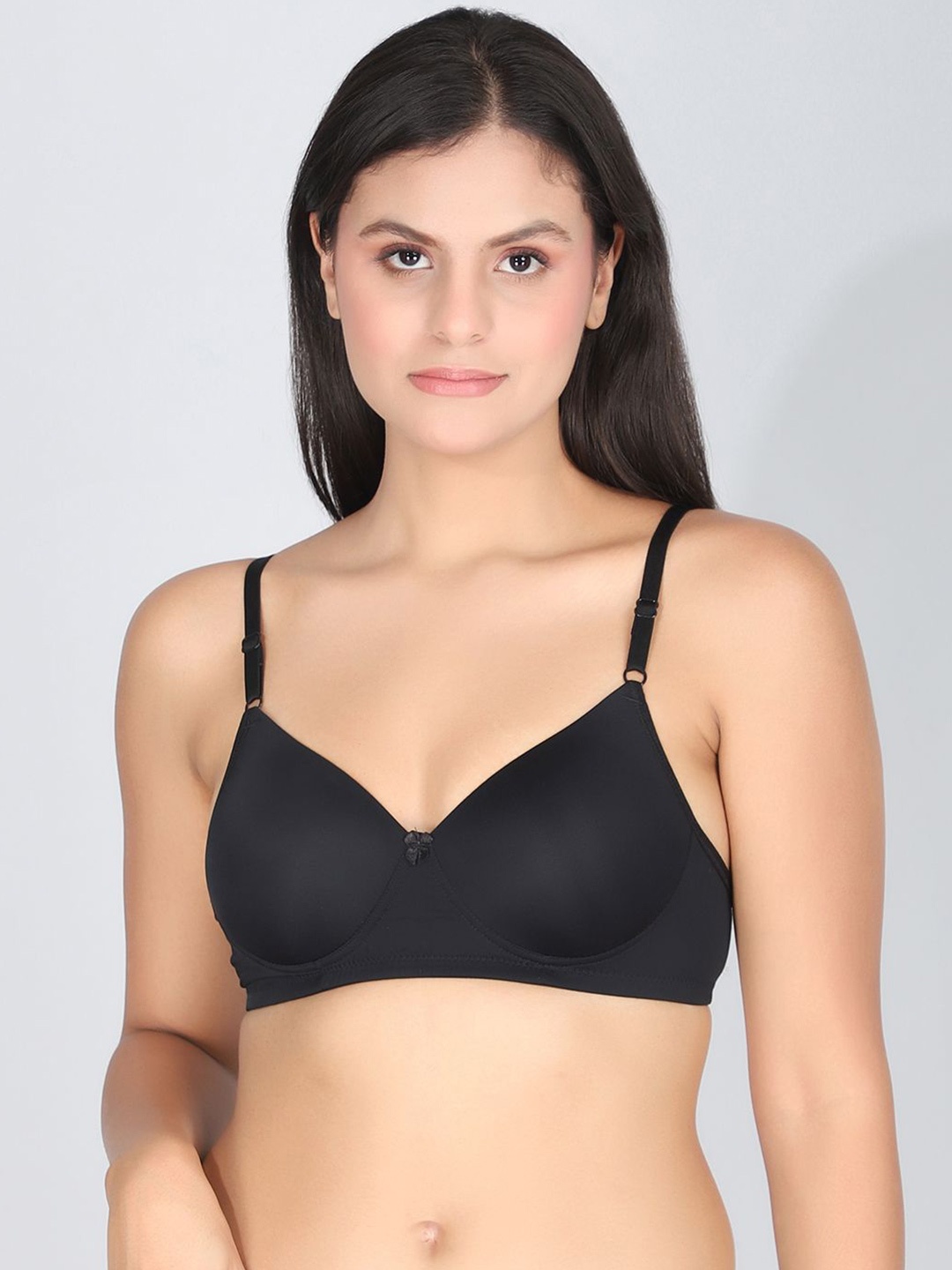 

StyFun Full Coverage Lightly Padded Everyday Bra, Black