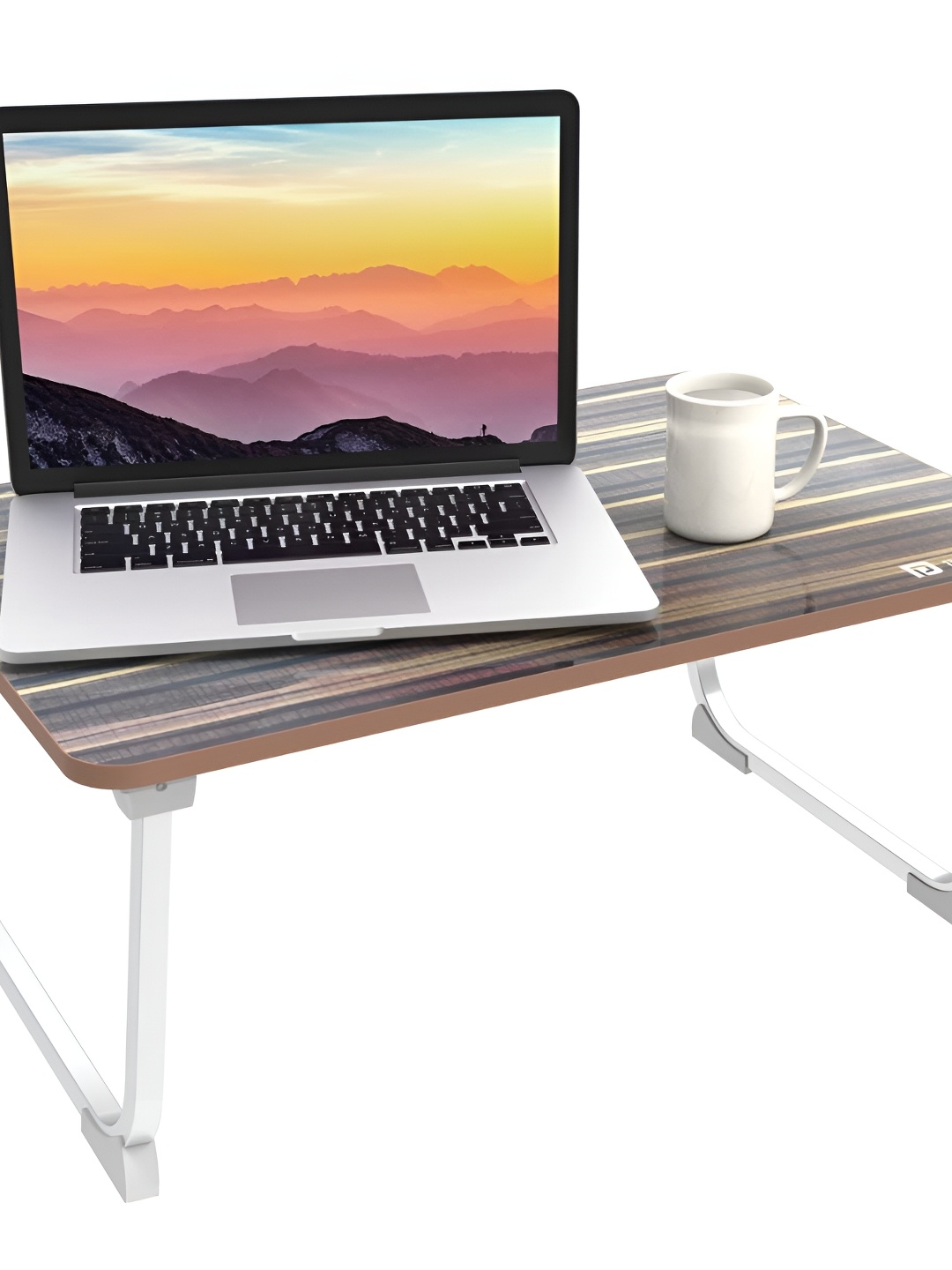 

Portronics Brown & Yellow Printed Foldable Laptop Table