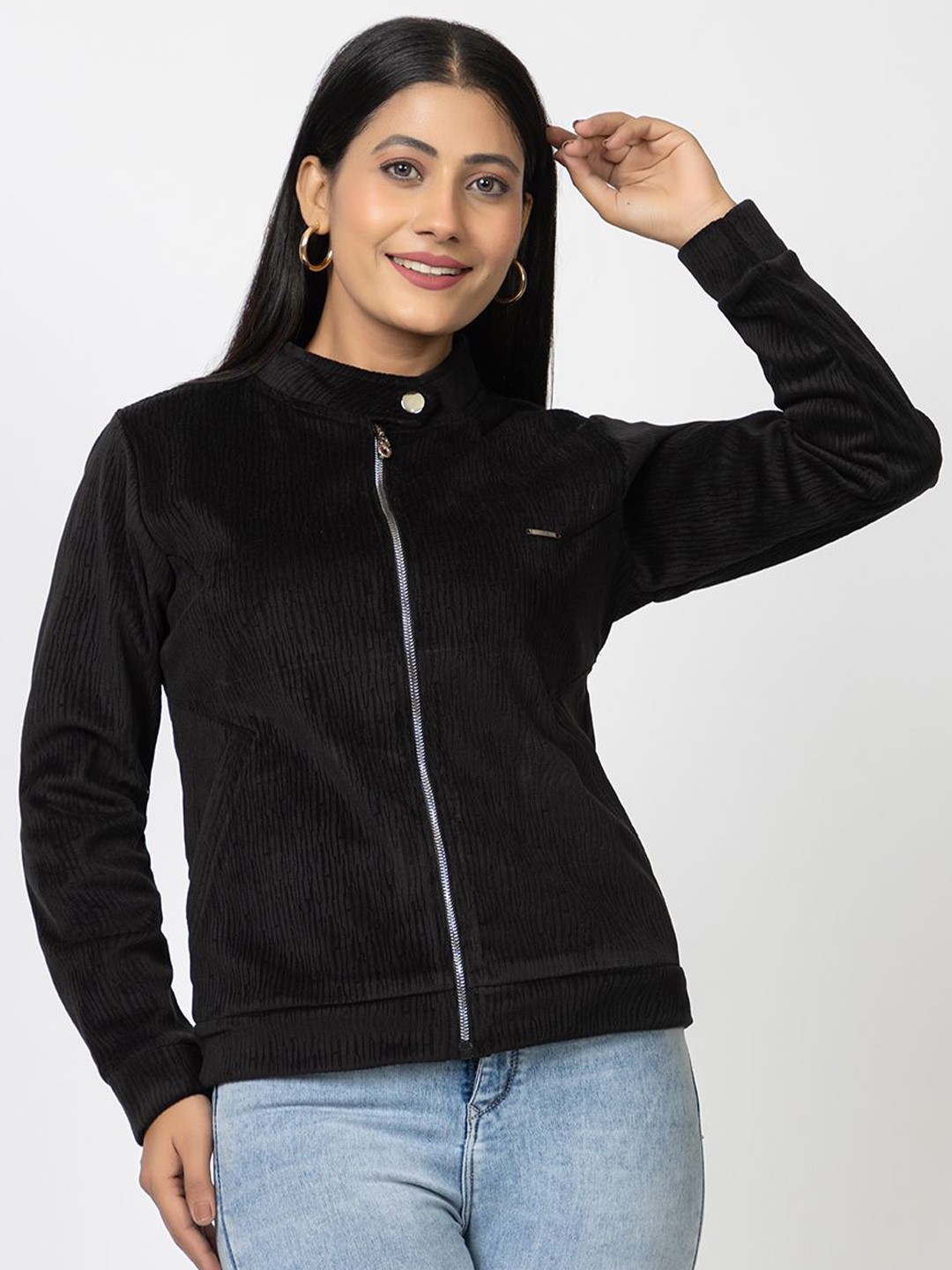 

Navsha Women Sweatshirt, Black