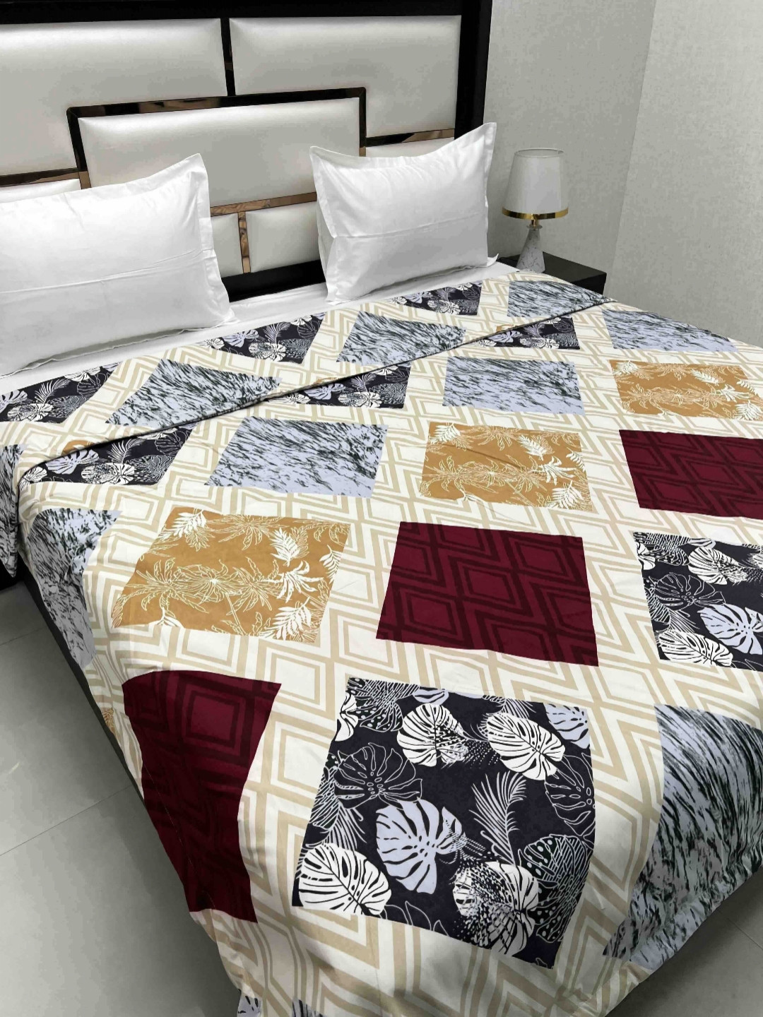 

Pure Decor King Size Comforter Blanket for Double Bed 2.23 m x 2.36 m, Grey