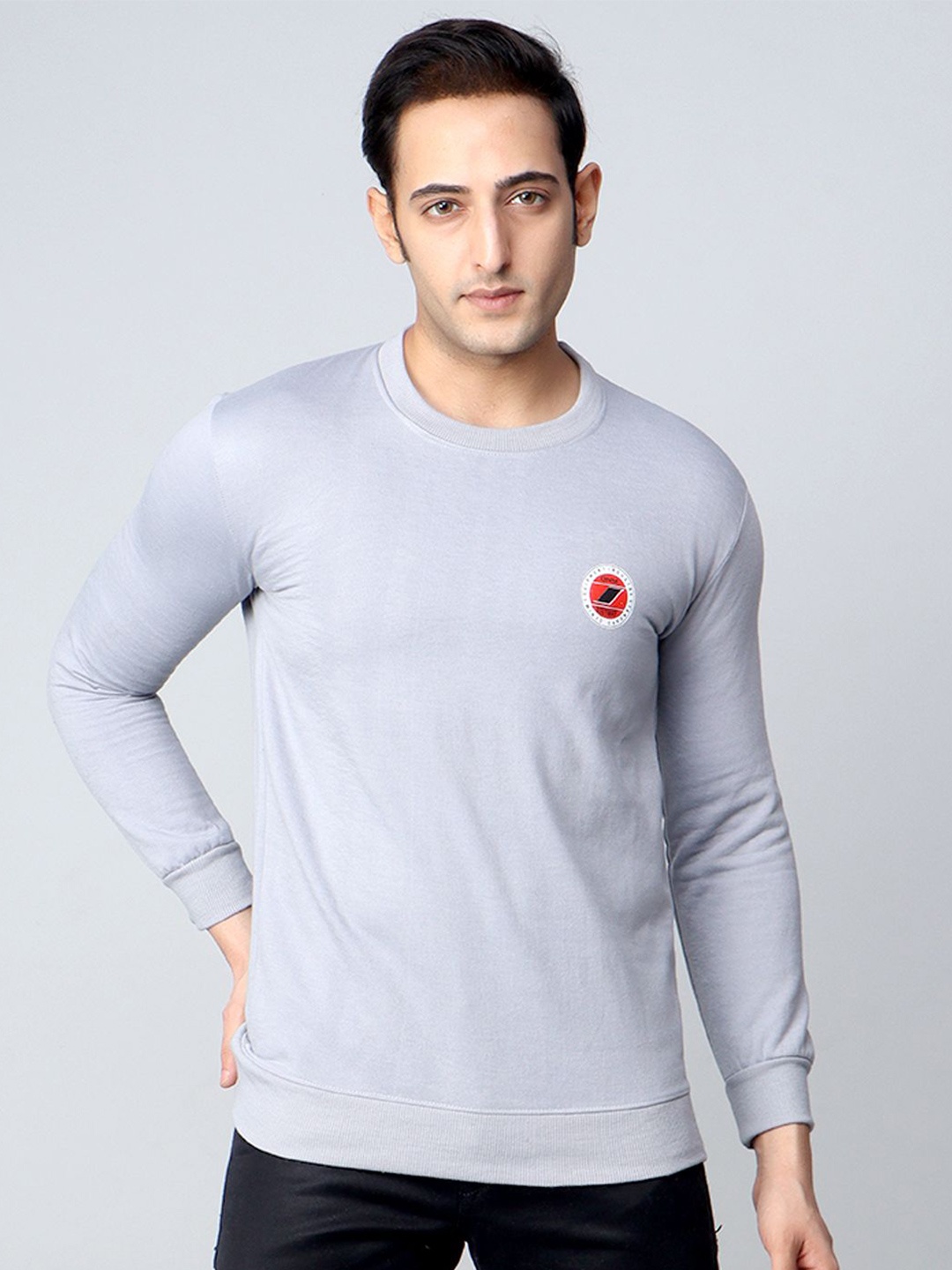 

Qure Vintage Men Sweatshirt, Grey