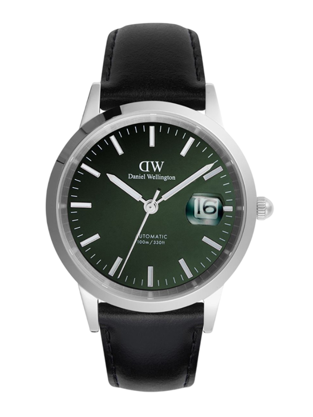 

Daniel Wellington Men Dial & Leather Straps Analogue Watch DW00100756K, Green