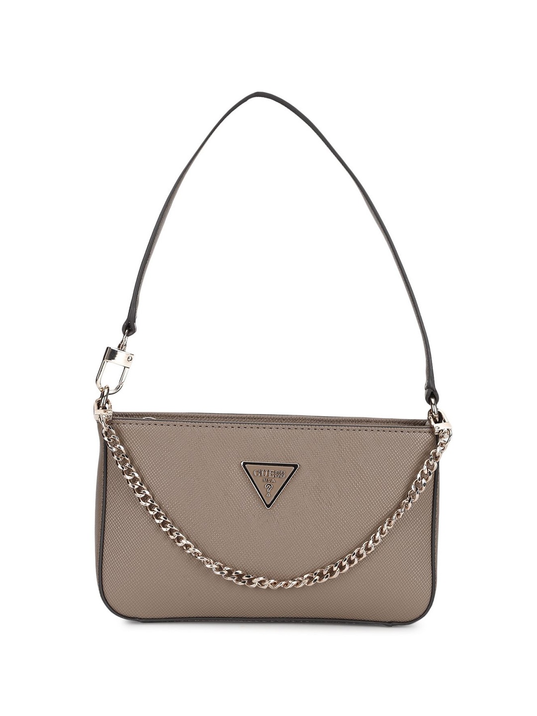 

GUESS PU Swagger Shoulder Bag, Taupe