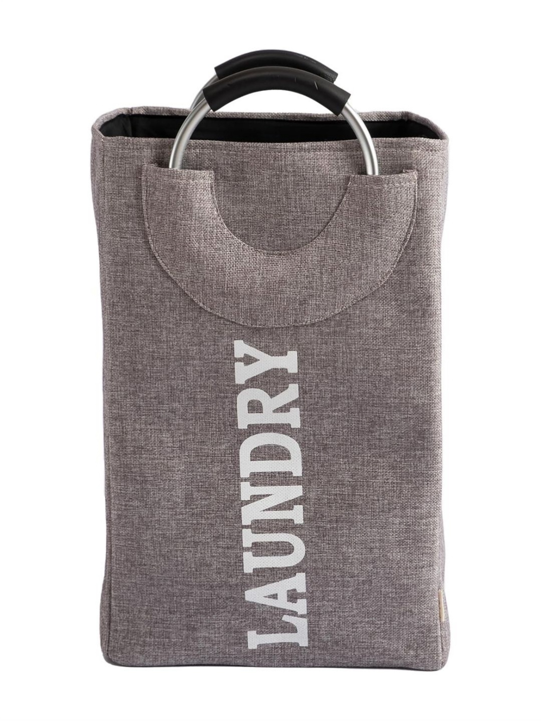 

HOKIPO Grey Printed Foldable Laundry Bag