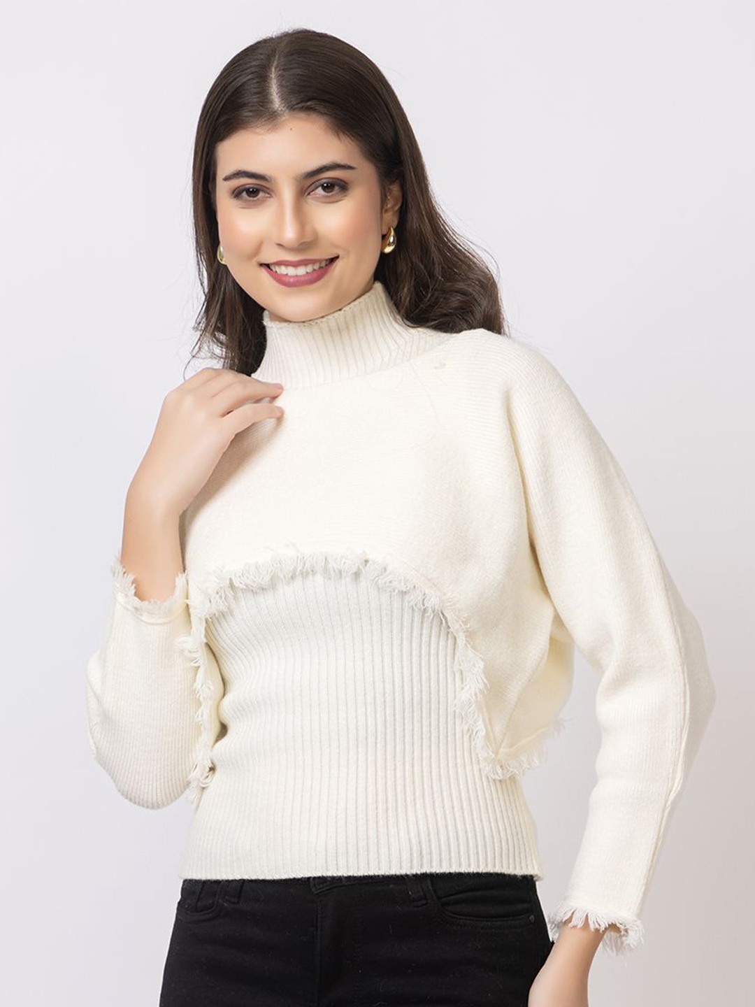 

Antiloop Women Woollen Pullover, White