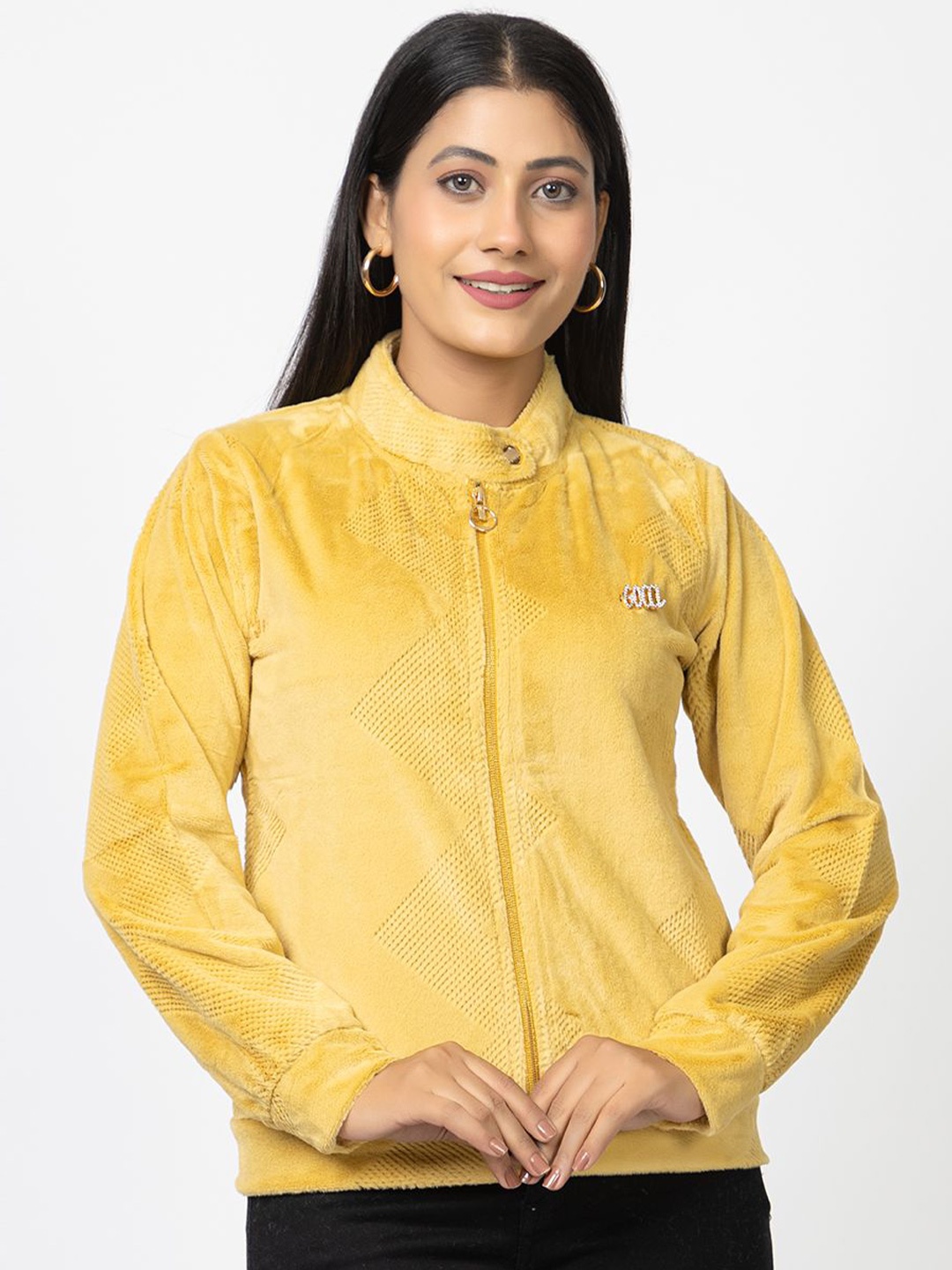 

Navsha Women Sweatshirt, Mustard