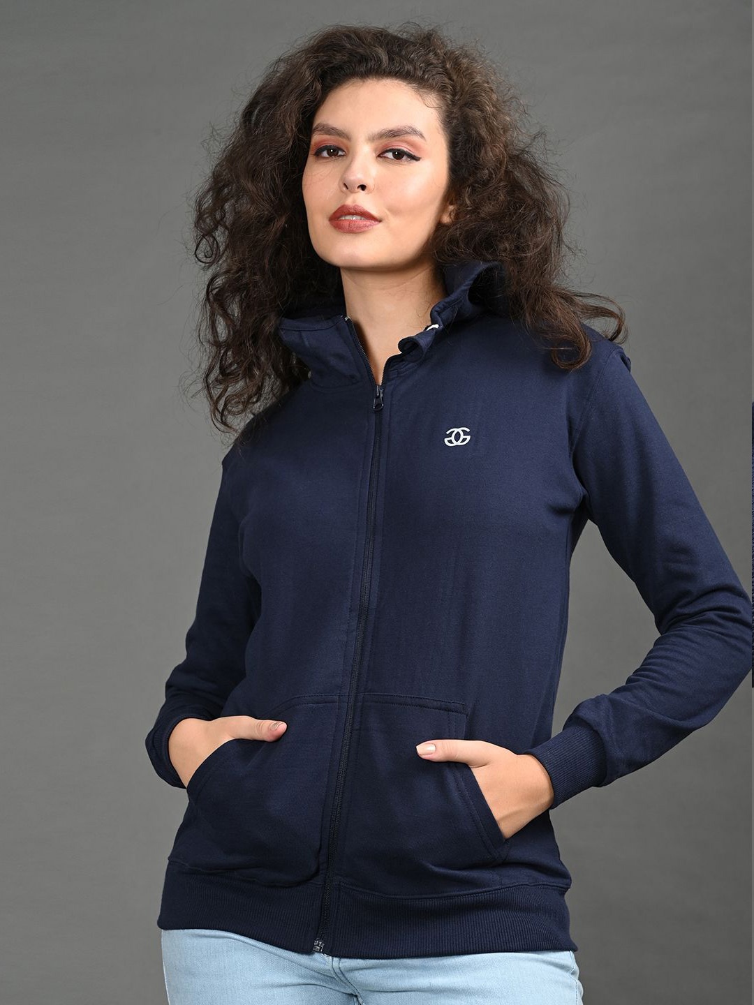 

Genius18 Unisex Hooded Sweatshirt, Navy blue